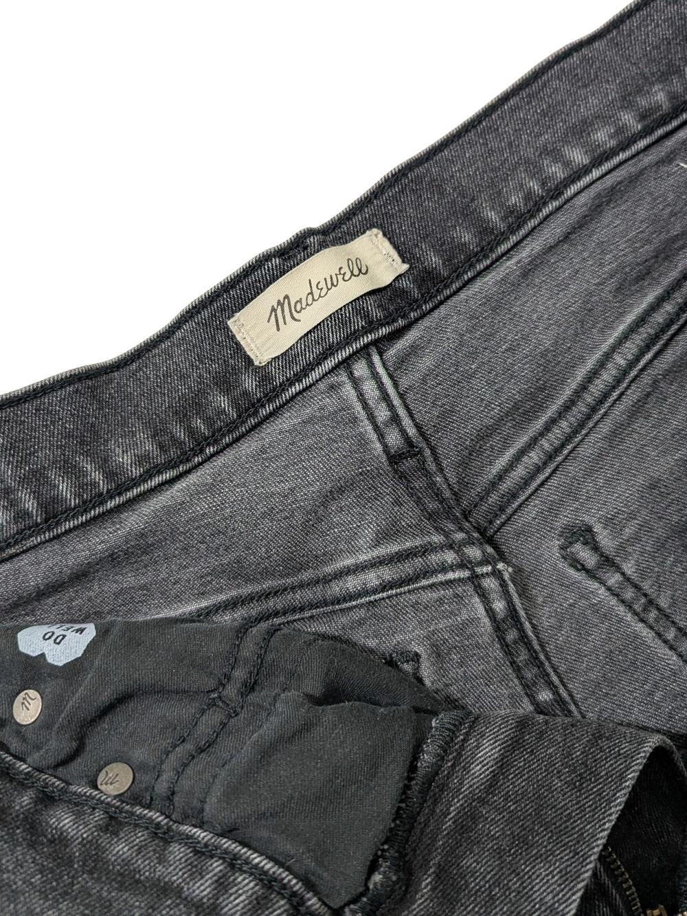 Madewell, The Perfect Vintage Jean, Faded Black Wash, Size 29, Straight Leg - Picture 15 of 16